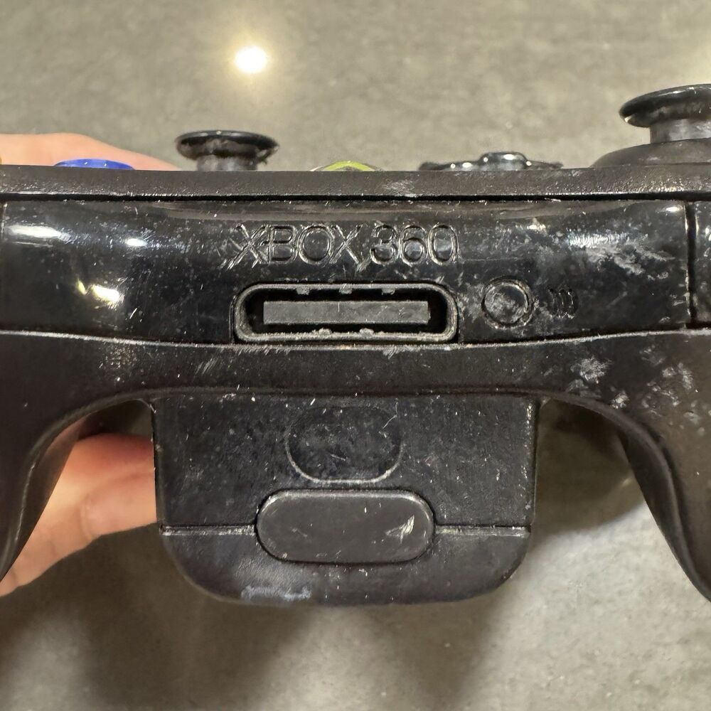 Microsoft Xbox 360 Wireless Controller Genuine OEM Black Free Shipping - Picture 11 of 12